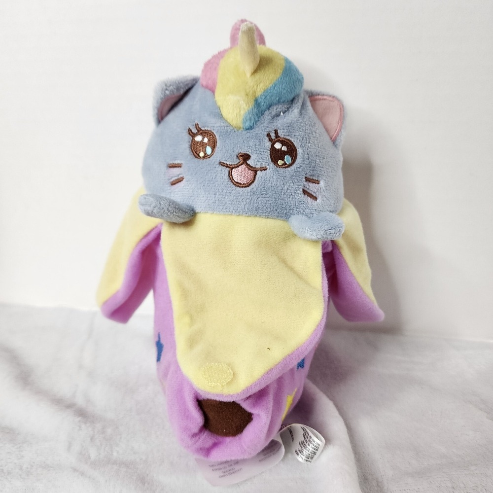 Funko Bananya Crunchyroll Nite Rainbow Plush Kitty Rainbow Unicorn Banana